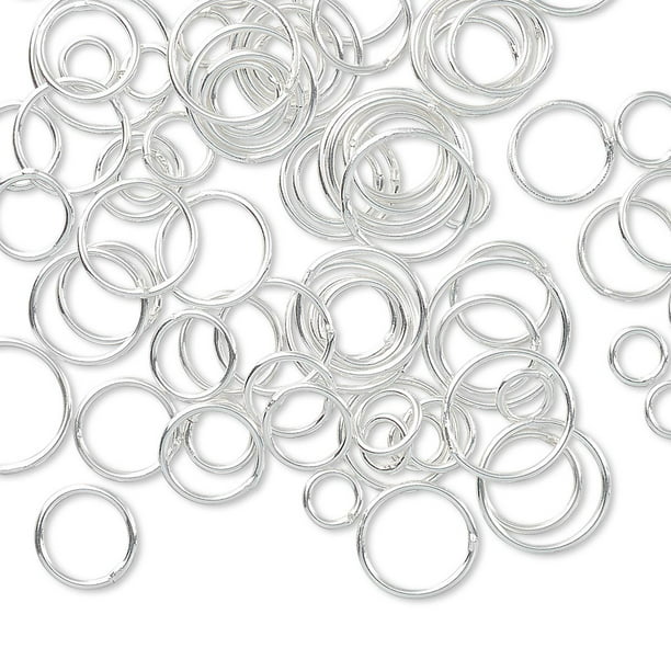 Choice of Lot Size & Price Sterling Silver 6mm Round Flush Cut Jump Rings